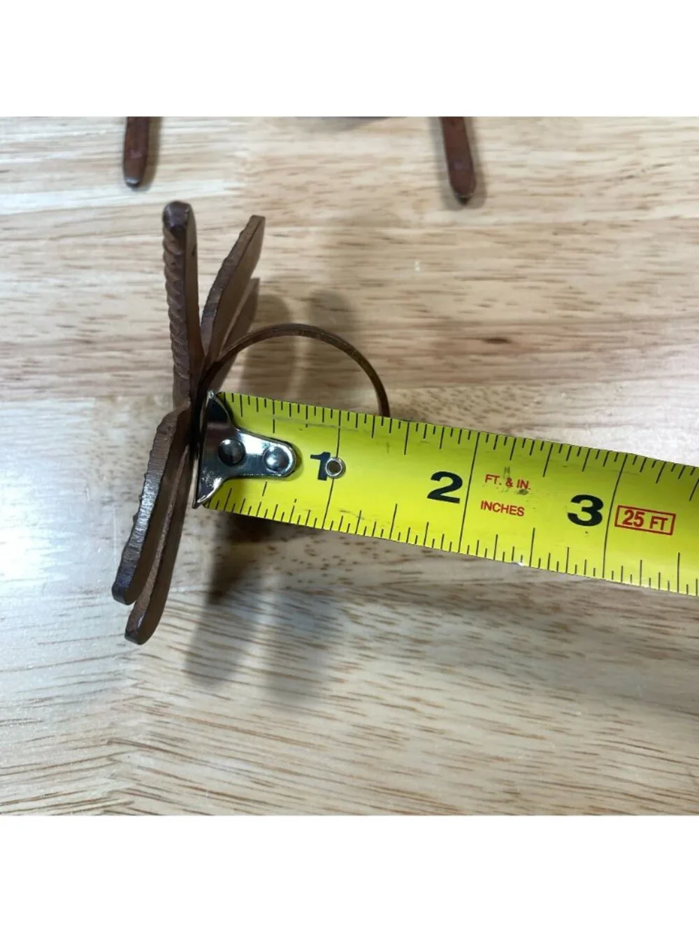 Vintage Pier 1 Rustic Cast Iron Dragonfly Napkin Rings Set of 8 Rustic Brown
